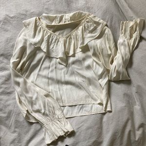 Vintage ruffled blouse